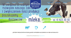 Desktop Screenshot of mleczarnia-naramowice.pl